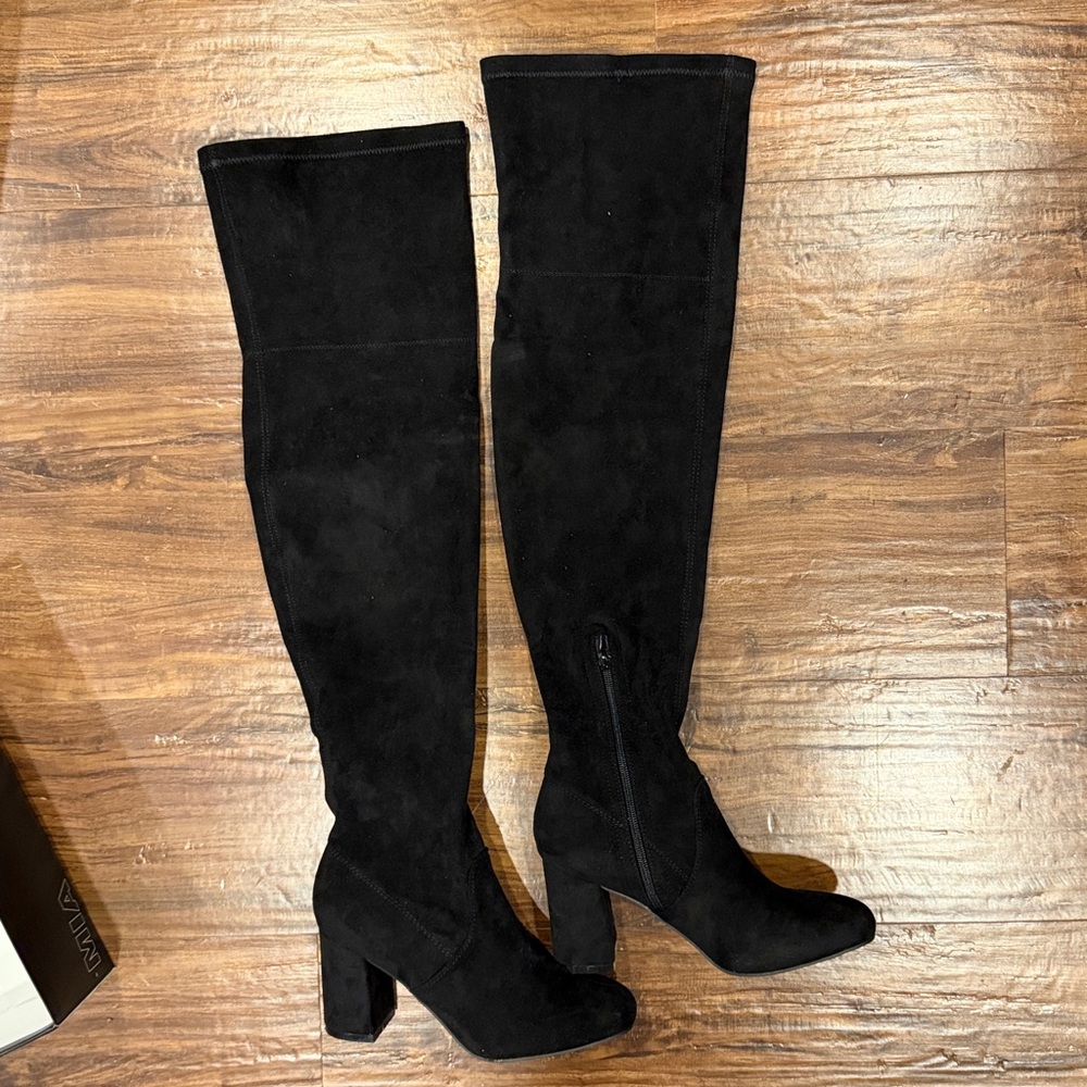 MIA Black Over-the-Knee Boots for Women